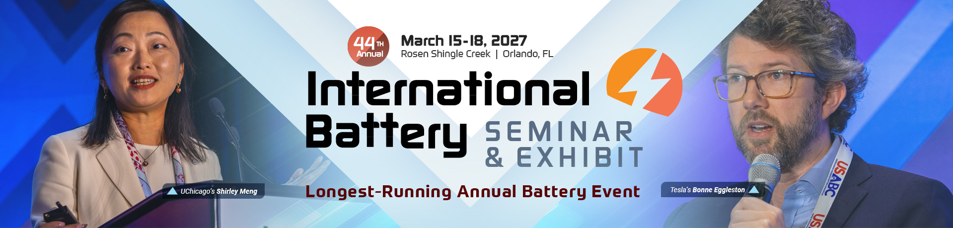 International Battery Conference Siminar and Exhibit - March 15-18, 2027 - Orlando, FL
