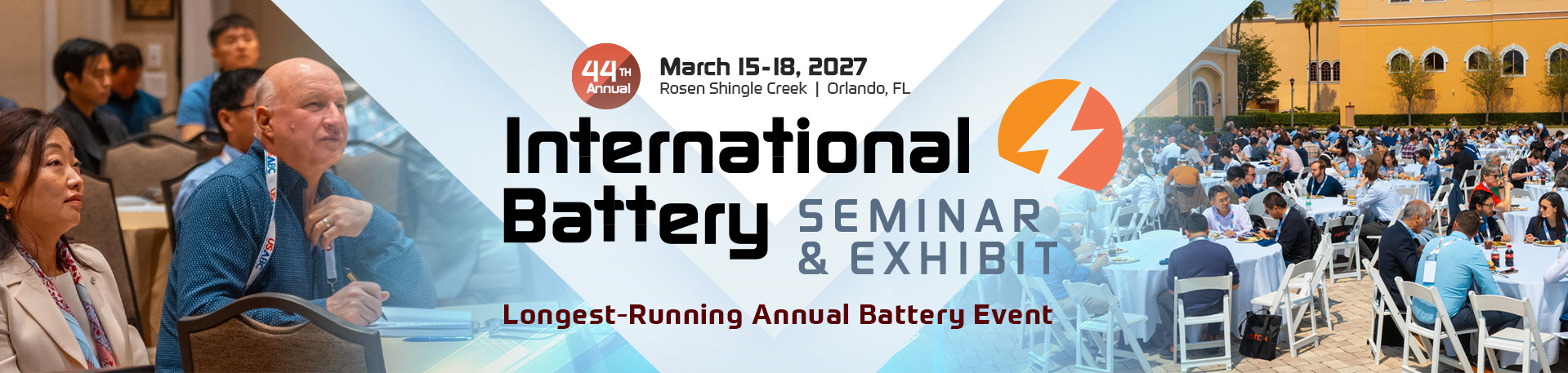 International Battery Conference Siminar and Exhibit - March 15-18, 2027 - Orlando, FL