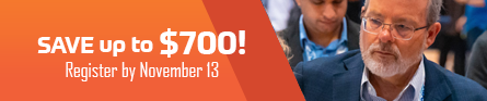 Register Early for Maximum Savings