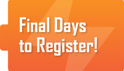 Register Early for Maximum Savings